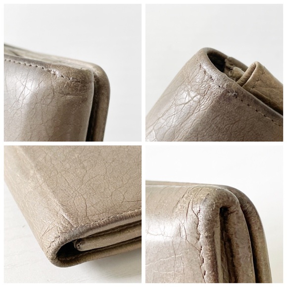 Balenciaga gray leather classic city long wallet - Picture 3 of 11